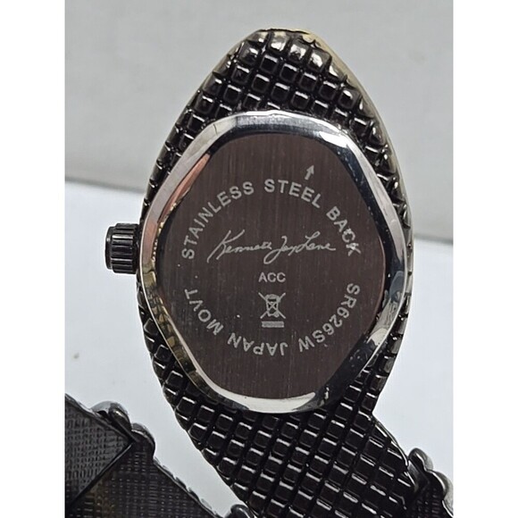 Kenneth Jay Lane Snake Bracelet Watch Brass Tone Quartz New Battery Wrap Cuff main image 8